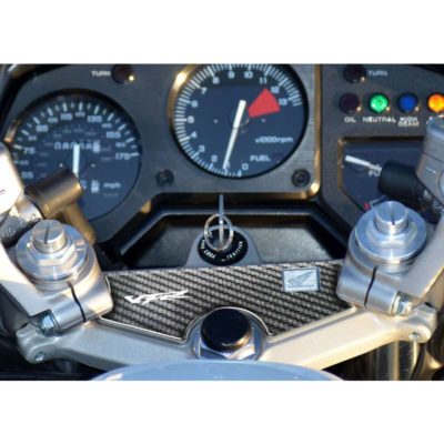 Protège tête de fourche PRINT carbon-look Honda
