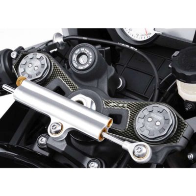 Protège tête de fourche PRINT carbon-look Kawasaki