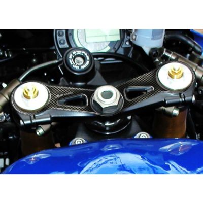 Protège tête de fourche PRINT carbon-look Kawasaki