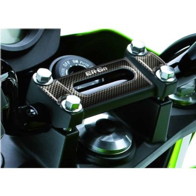 Protège tête de fourche PRINT carbon-look Kawasaki