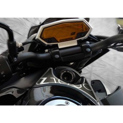 Protège tête de fourche PRINT carbon-look Kawasaki