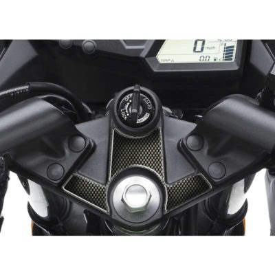 Protège tête de fourche PRINT carbon-look Kawasaki