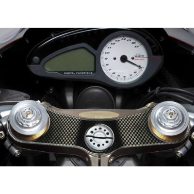 Protège tête de fourche PRINT carbon-look MV Agusta