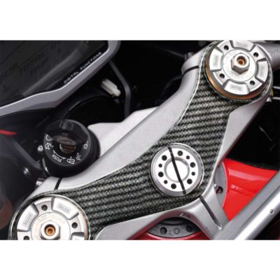 Protège tête de fourche PRINT carbon-look MV Agusta