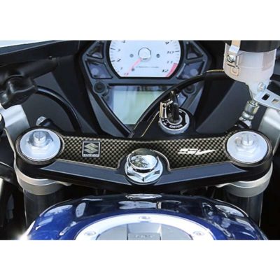 Protège tête de fourche PRINT carbon-look Suzuki