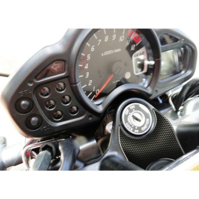 Protège tête de fourche PRINT carbon-look Suzuki