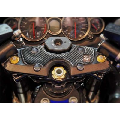 Protège tête de fourche PRINT carbon-look Suzuki