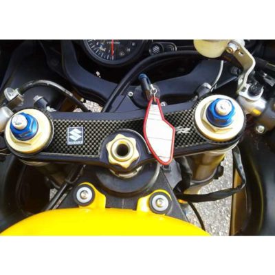 Protège tête de fourche PRINT carbon-look Suzuki