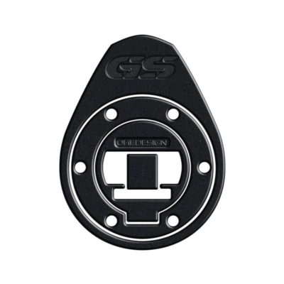 Protège bouchon essence PRINT GOLD ANNIVERSARY SOFT TOUCH - cuir noir BMW