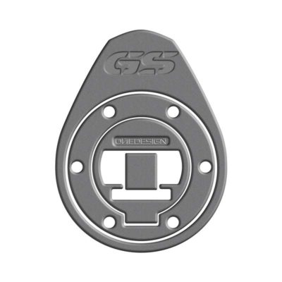 Protège bouchon essence PRINT GOLD ANNIVERSARY SOFT TOUCH - cuir gris BMW