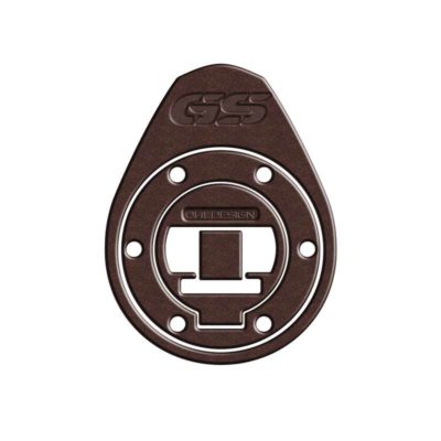 Protège bouchon essence PRINT GOLD ANNIVERSARY SOFT TOUCH - cuir brun BMW