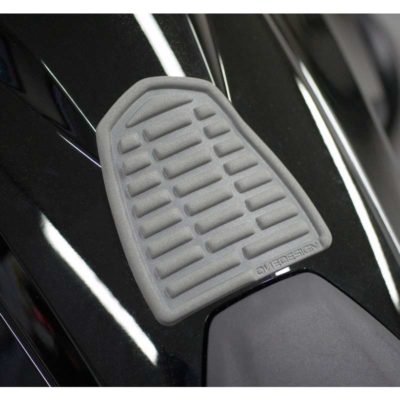 Protéction haut rés PRINT GOLD ANNIVERSARY SOFT TOUCH style cuir gris 90x102mm