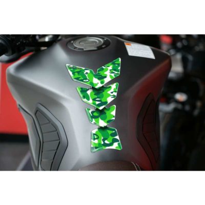 Protège réservoirPRINT MOON CAMOUFLAGE vert 123 x 213.8mm