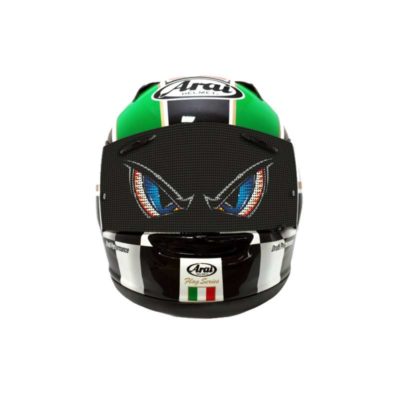 Feuille visière/coloration PRINT ONE VISION SNAKE EYES en bleu 41 x 21.5mm