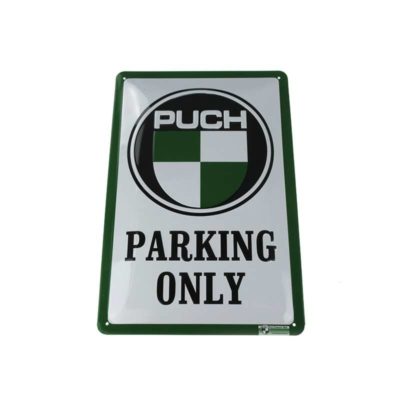 Panneau de stationnement TECH PUCH PARKING ONLY (300x200mm)