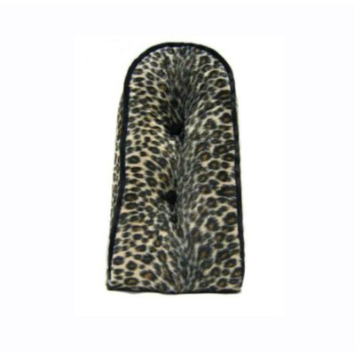 Coussin Sissybar MOPED KINGS 30x15x5cm velours leopard