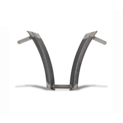 Guidon MOPED KINGS AXE Ø 22mm brut 53 x 33 - décalé 15cm