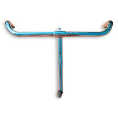 Guidon MOPED KINGS TRANSPORTER - ENGLAND Ø 22mm chromé 52.5 x 7cm