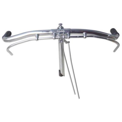 Guidon MOPED KINGS ATLAS Ø 22mm chromé 51 x 22cm