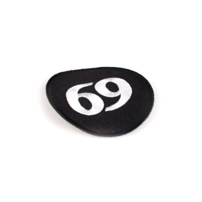 Insigne MOPED KINGS 69 noir/blanc Ø 73mm