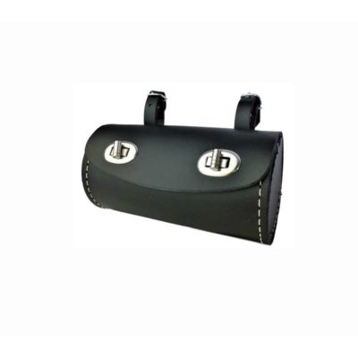 Sacoche MOPED KINGS forme tonneau Ø 80 x 160mm noir