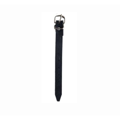 Attache (cuir) MOPED KINGS pour sacoches 135x10mm noir