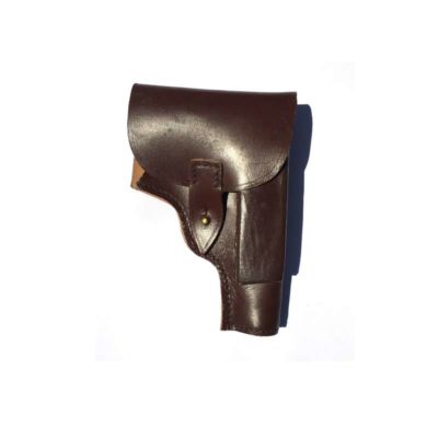 Etui pistolet MOPED KINGS cuir 185x125x55mm brun