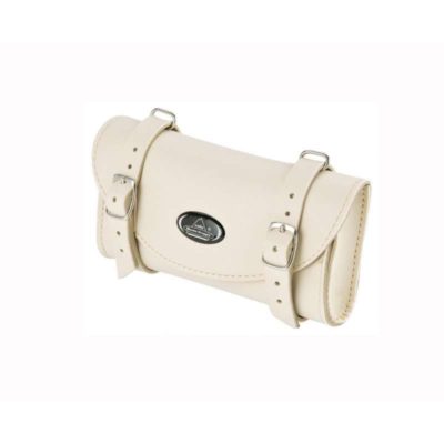 Sacoche MOPED KINGS VINTAGE - MONOCOLOR 165 x 85 x 45mm blanc