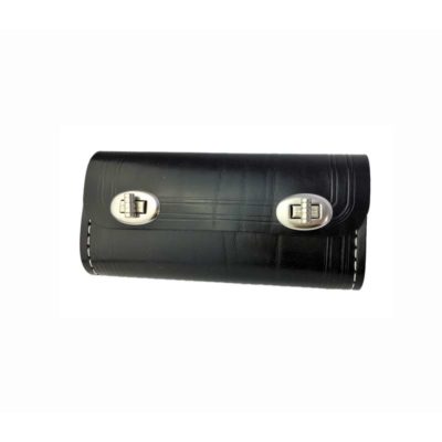 Sacoche MOPED KINGS BIG - cuir synthétique 175 x 85 x 40mm noir