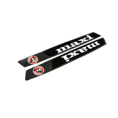 Autocollants PUCH paire logo MAXI CONDOR rond réservoir d'essence noir