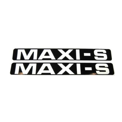 Autocollants PUCH paire logo MAXI-S caches latérales noir/blanc