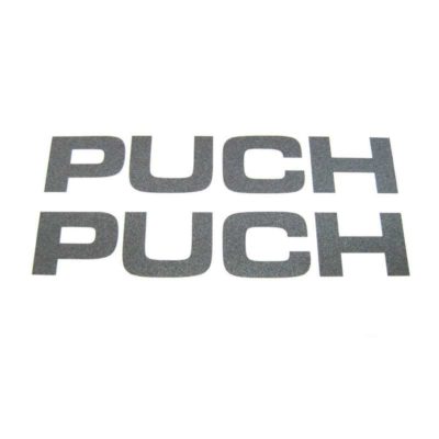 Autocollants PUCH paire logo PUCH réservoir d'essence antrazit 118 x 22mm