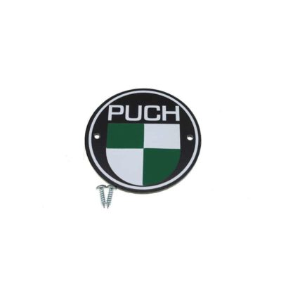 Couverture MOPED KINGS logo Puch avec vis ouverture filtre air cadre Puch Maxi