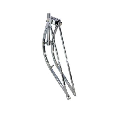 Fourche springer MOPED KINGS BENT - TWENTYsix INCH Ø 25.4mm - 190mm chromé