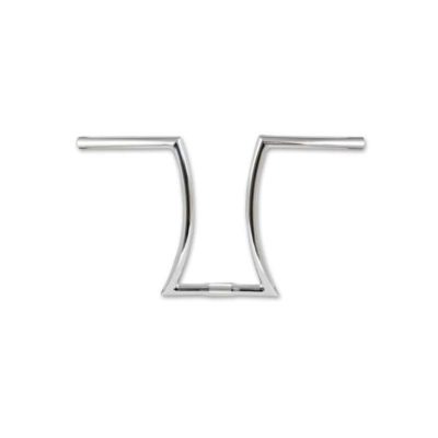 Guidon MOPED KINGS RON - HIGØ 25.4/22mm chromé 55 x 30 - décalé