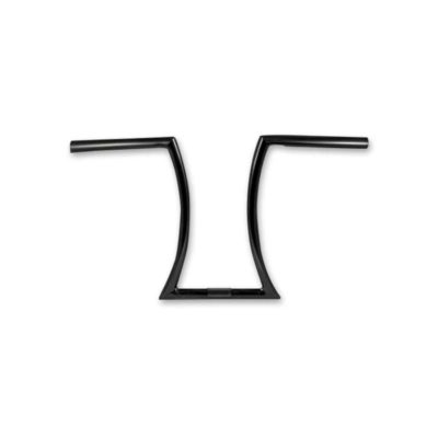 Guidon MOPED KINGS RON - HIGØ 22mm noir 55 x 30 - décalé 5cm