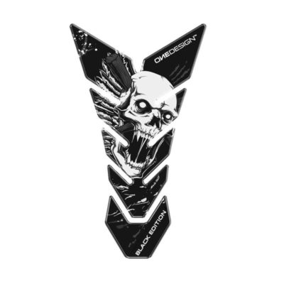 Protège réservoir ONE DESIGN BLACK EDITION - ANGEL OF DEATH noir 134 x