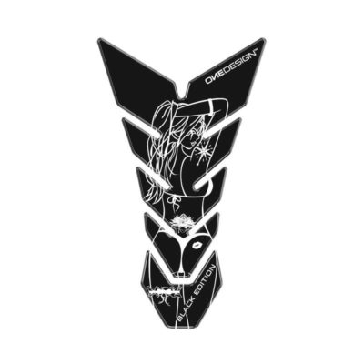 Protège réservoir ONE DESIGN BLACK EDITION - SEXY GIRL B- SIDE noir 134x230mm