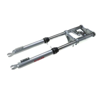 Fourche EBR renforcé/ralongé Puch Maxi argenté longeur 65cm (original 55cm)
