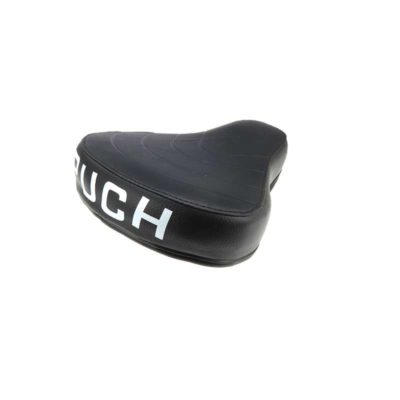 Selle PUCH original modèle bas (sans ressorts) noir avec logo PUCH blanc