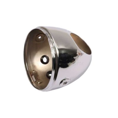 Carter phare NO NAME OLD SCHOOL oeuf Ø 98mm chromé montage latéral