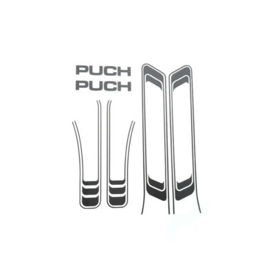 Autocollants PUCH anthrazit métallic pour cadre MAXI S/N et SUPERMAXI