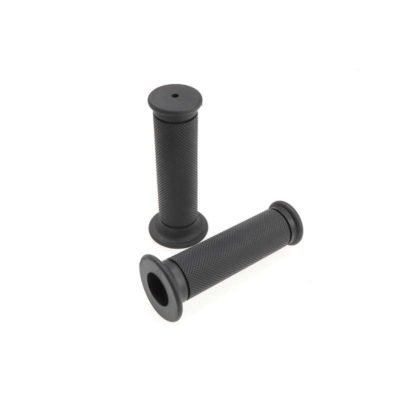 Poignées MOPED KINGS paire STREET - RIPPLE Ø 22/24 x 120mm noir fermés