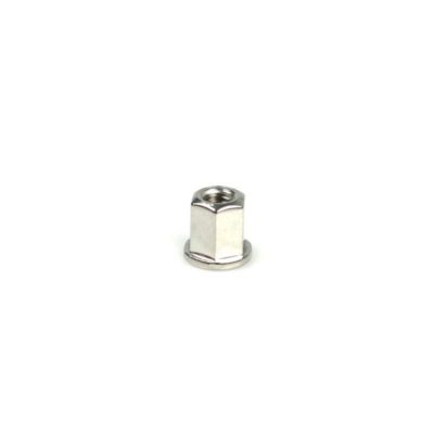 Ecrou MOPED KINGS M7/1 x 12mm chromé flasque d'echappement