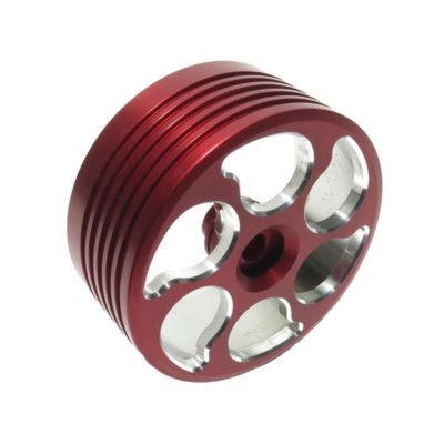 Cloche d'embrayage MOPED KINGS HIGHEND.. CNC rouge Piaggio (375gr)