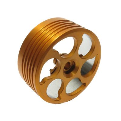 Cloche d'embrayage MOPED KINGS HIGHEND.. CNC orange Piaggio (375gr)