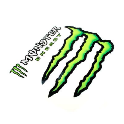 Autocollants 4R MONSTER ENERGY (20 x 24cm)
