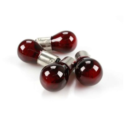 Ampoule à filament NO NAME (4pcs) standard 12V/21-5W (BAY15D-P) rouge