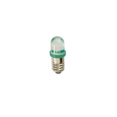 Ampoule LED NO NAME Standard 12V AC/DC (socle: E10) vert
