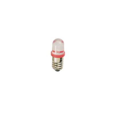 Ampoule LED NO NAME Standard 12V AC/DC (socle: E10) rouge